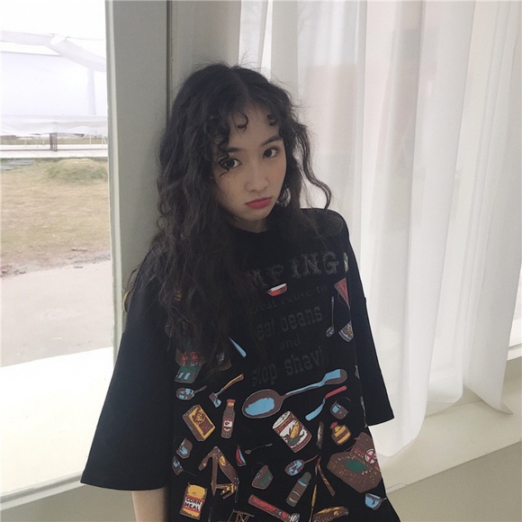 Oversize Short Sleeve Girls Tee - Picture 5 of 8